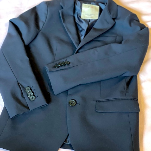 Almost NEW ZARA BOYS Collection Navy Classic Blazer Sport Coat - Picture 5 of 5